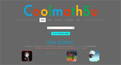 Desktop Screenshot of coolmath5u.com